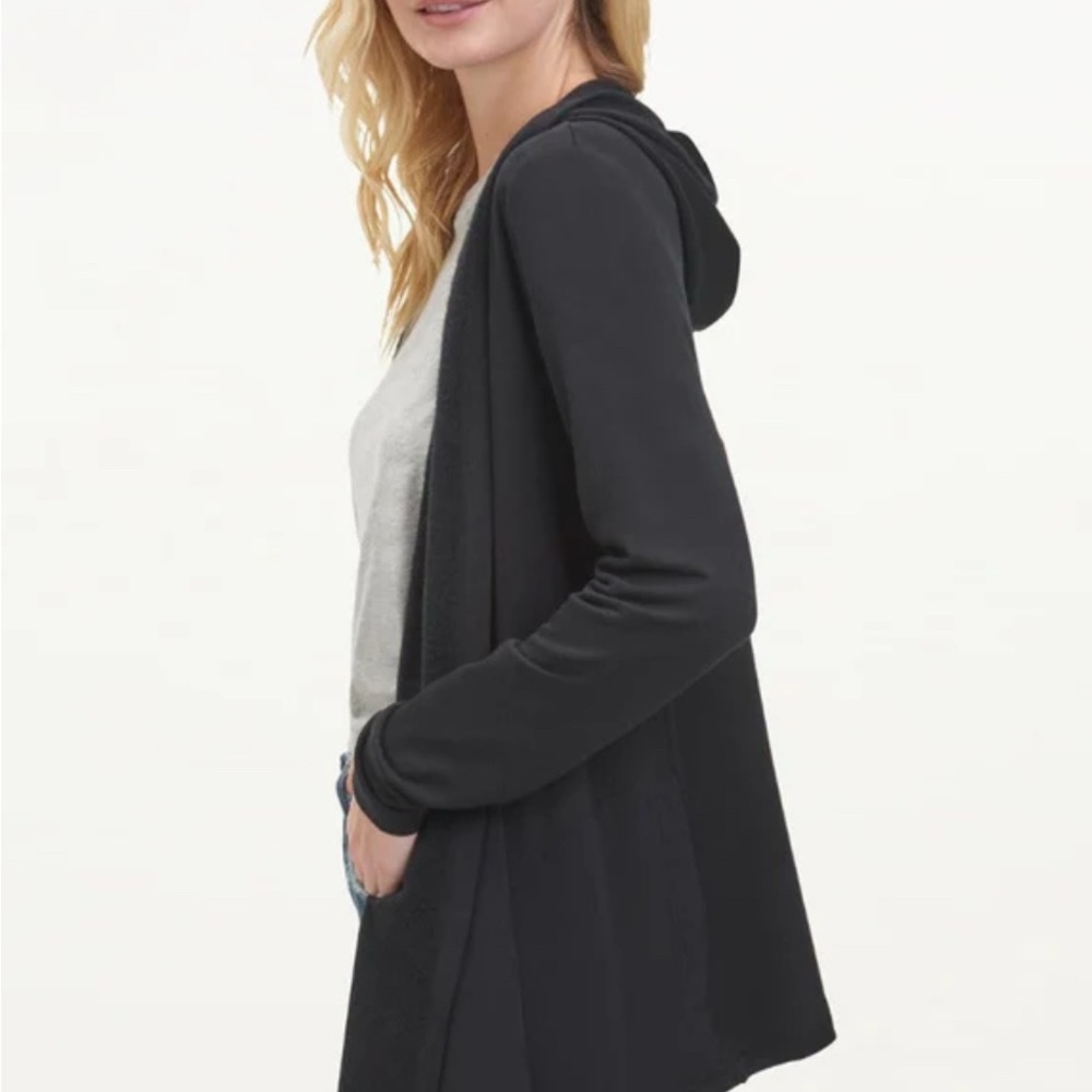 Splendid Black Textured Knit Top
